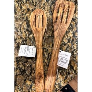 Sur La Table NEW Wooden Spoon and Turner
